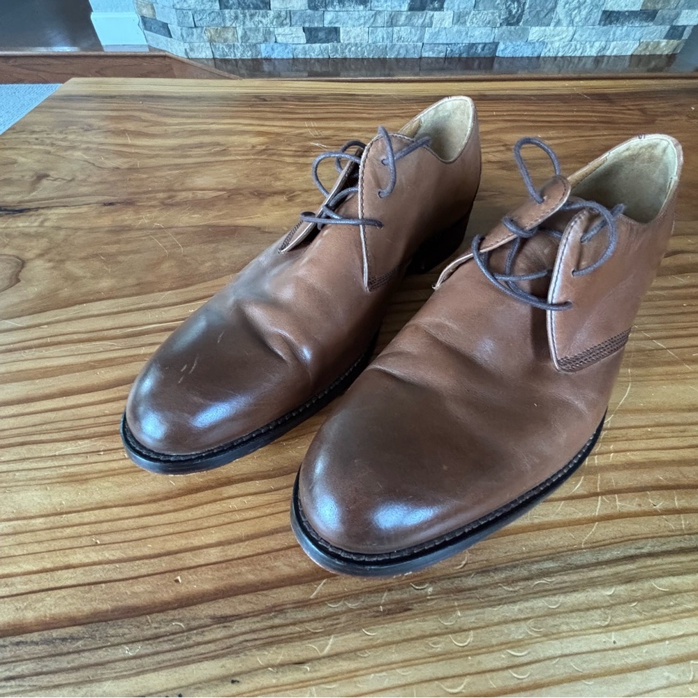 Men's Brown Leather Dress Shoes